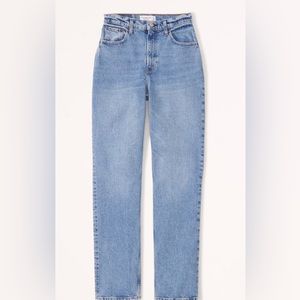 Abercrombie Ultra High Rise 90s Jeans - Medium Wash - 31 X Long